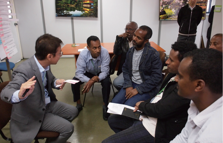 エチオピアでのビジネス能力向上を図る研修